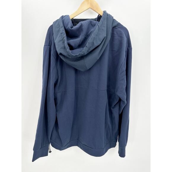 Old Navy Navy Blue Half Zip Long Sleeve Sweatshirt Men's Size XX-Large XXL NWT - Picture 2 of 7